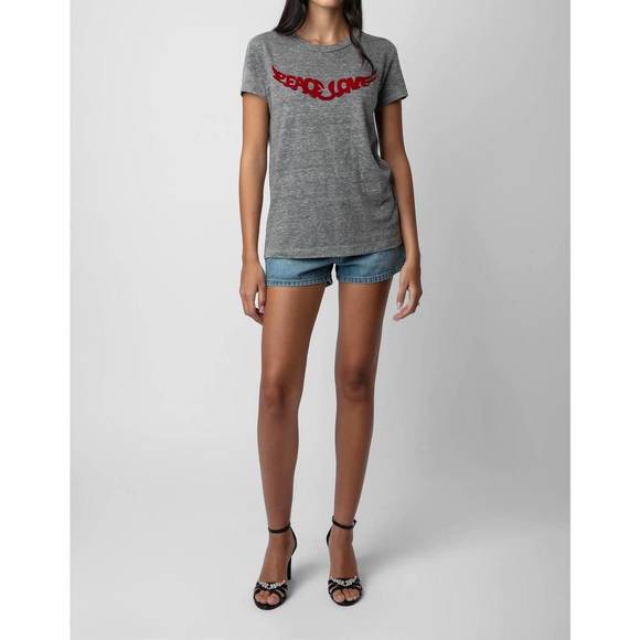 T-shirt Manches Longues Zadig & Voltaire - Taille 34/36 (XS) - Occasion Très Bon état Bleu